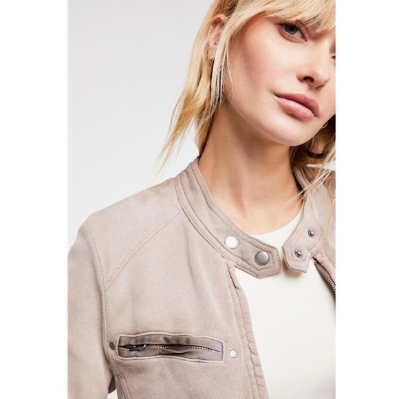 Free People Ride By Knit Moto Jacket - Picture 2 of 9